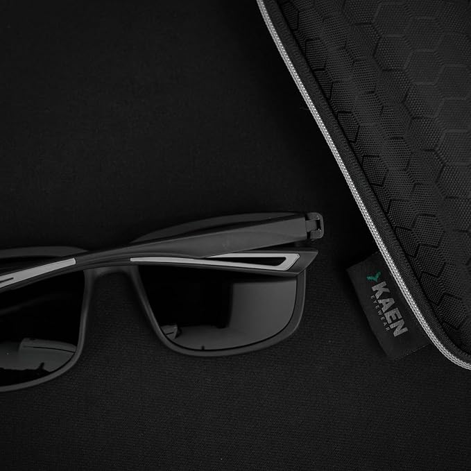 Eyewearlabs KAEN | Polarized Full Rim Rectangular Branded Stylish Sunglasses - Image 5